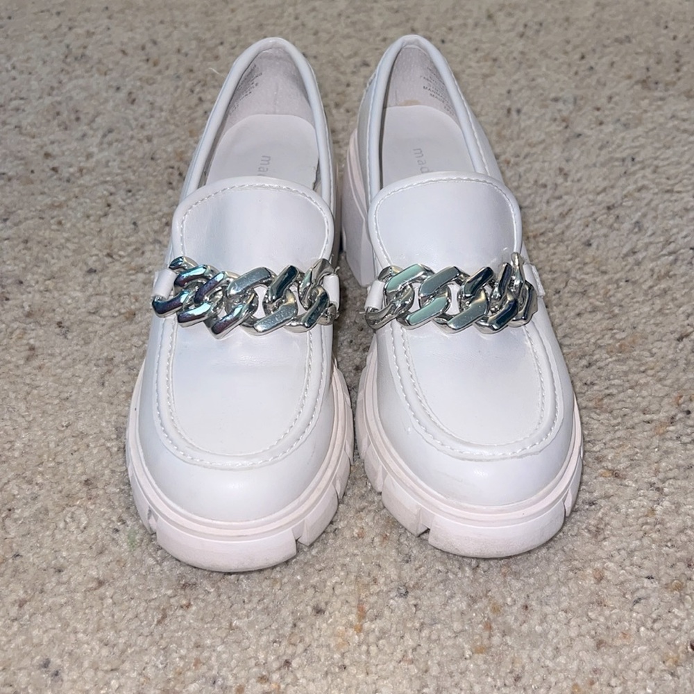 Cream madden girl Hoxton loafers